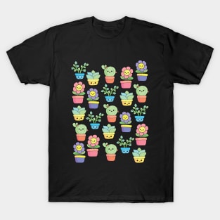 Kawaii Plants T-Shirt